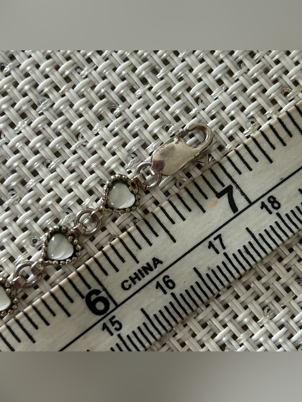 925 Silver Natural Cat Eye Bracelet - Picture 11 of 11